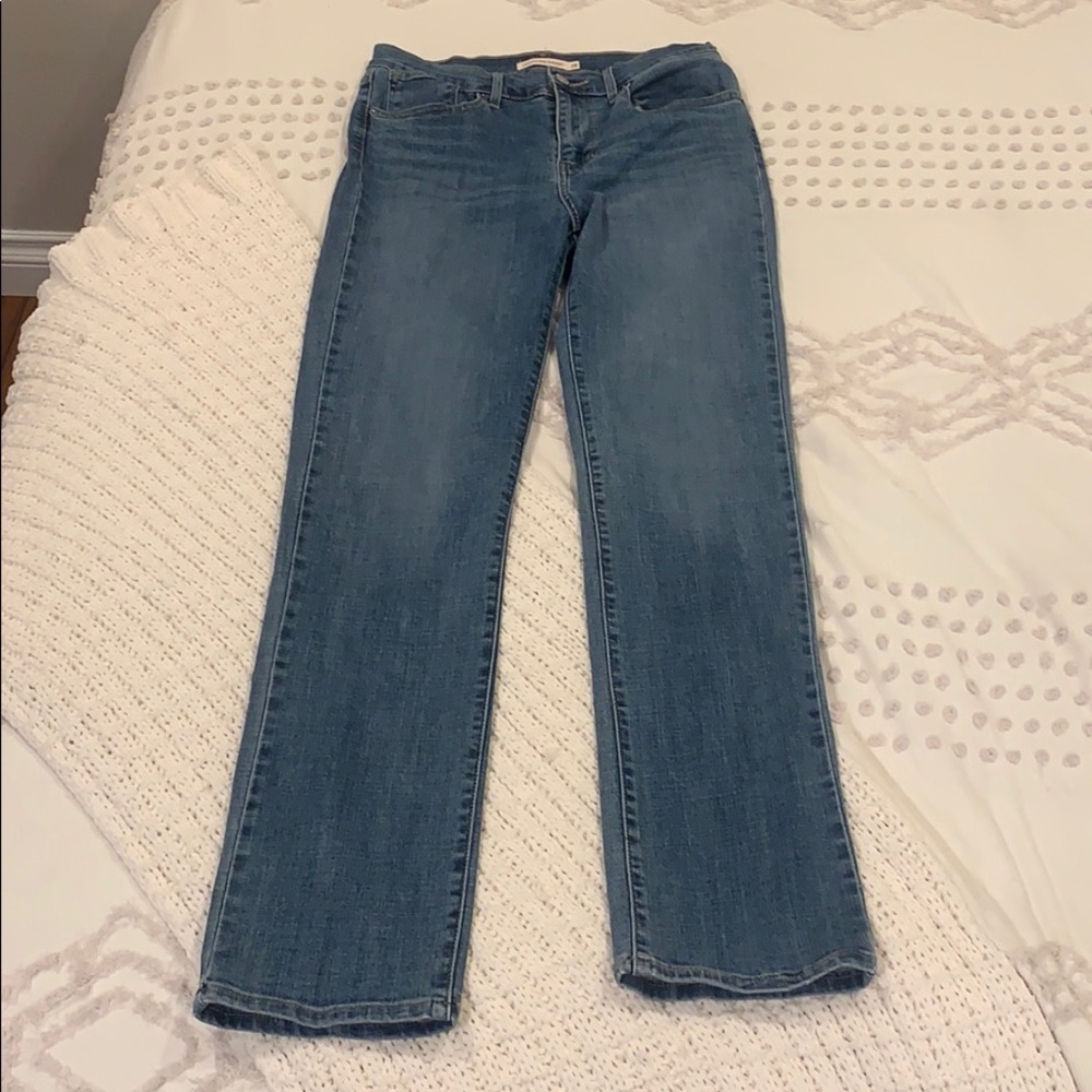 Levi's 724 high rise straight denim